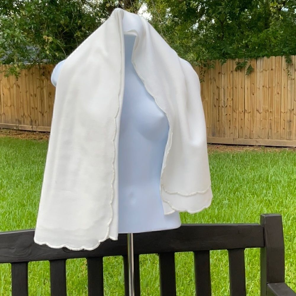 Take 50% OFF-Scarf White One Size